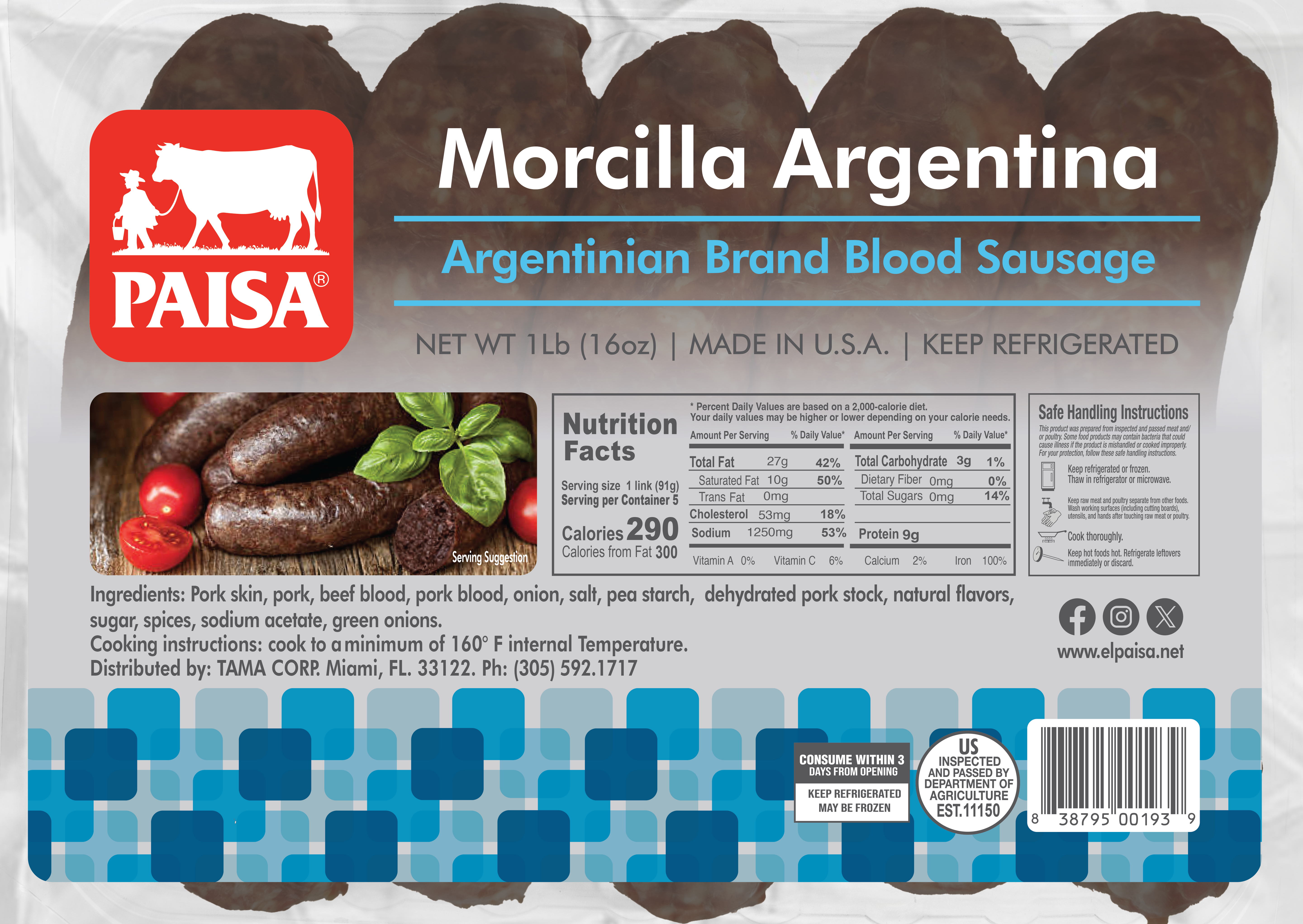 Morcilla Argentina - PAISA