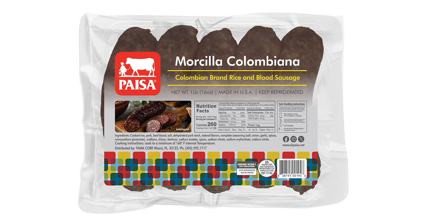 Morcillas Colombianas - PAISA