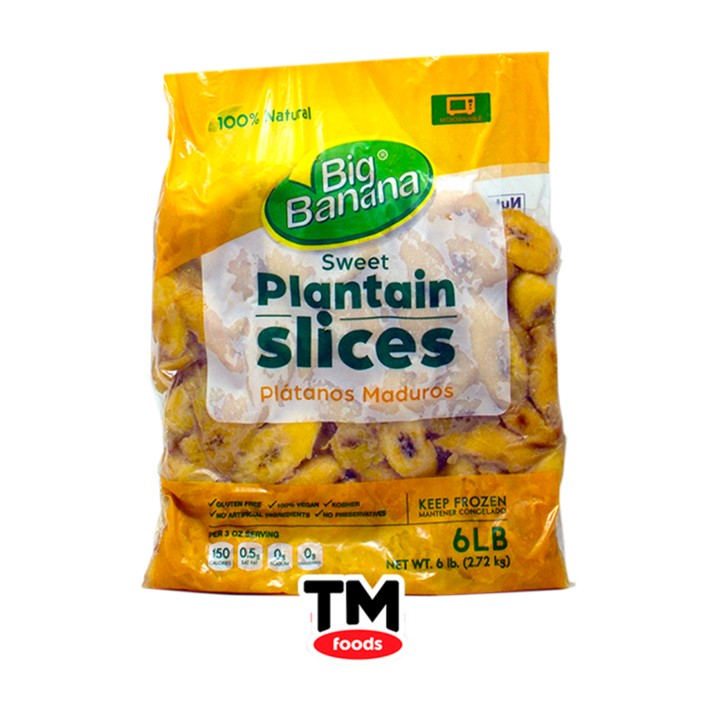 Pre-cooked Sweet Banana Slices - BIG BANANA