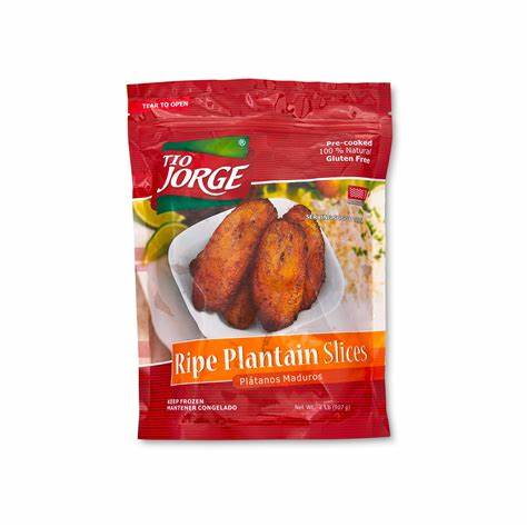Pre-cooked Ripe Plantain Slices - TIO JORGE