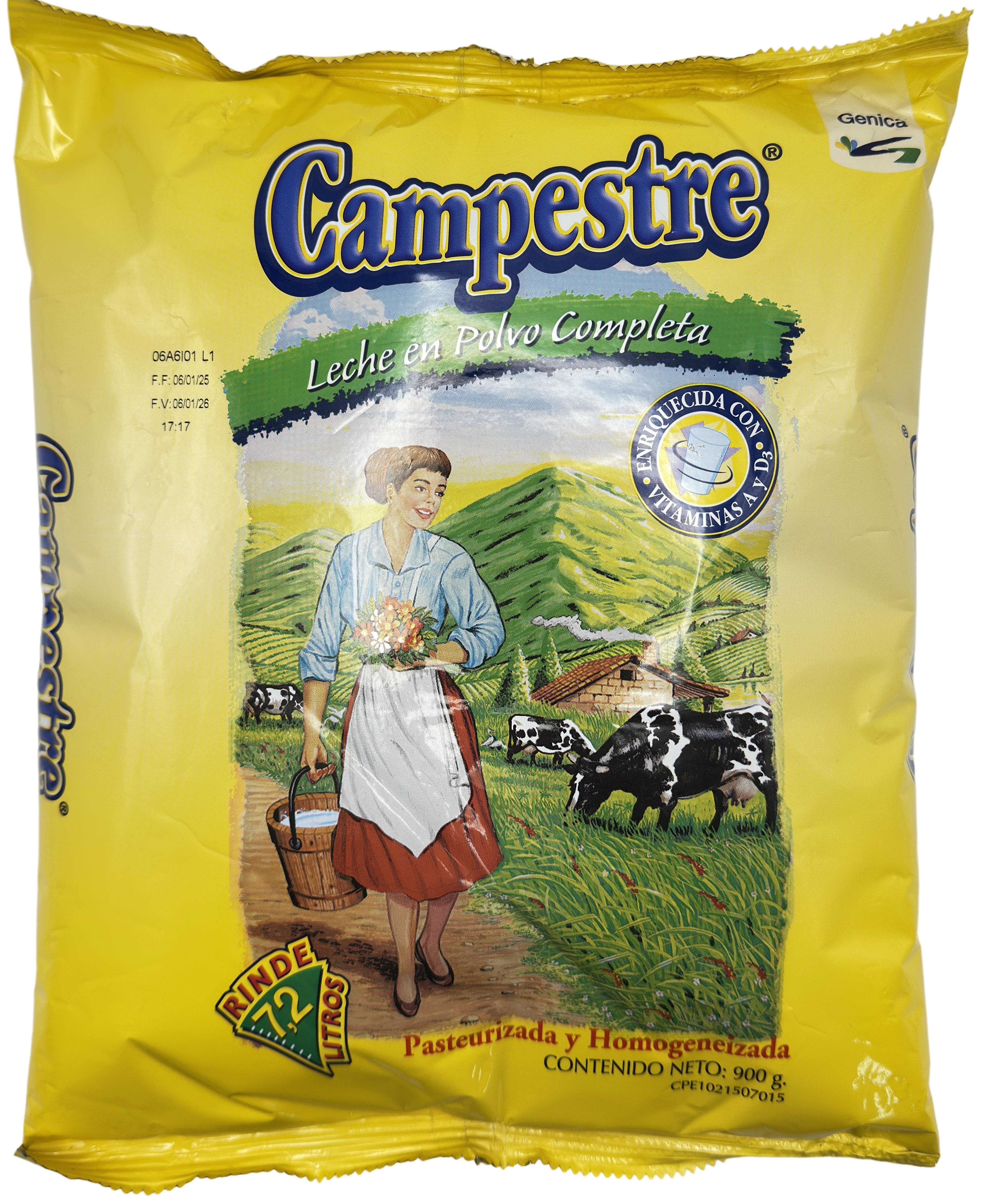 Powdered Milk 900 g - CAMPESTRE
