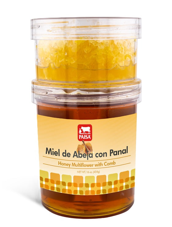 Premium Multifloral Honey with Honeycomb - PAISA