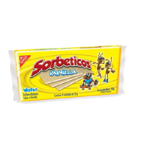 Wafer de Vainilla Sorbetico - DANIBISK