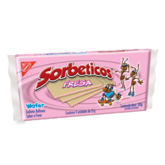 Wafer de Fresa Sorbetico - DANIBISK