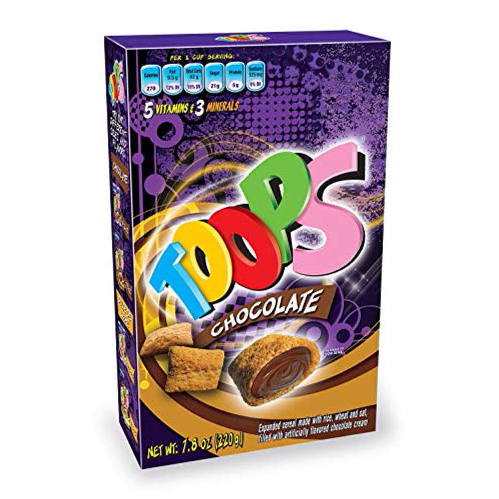 Cereal Relleno de Chocolate 7.8 oz - TOOPS