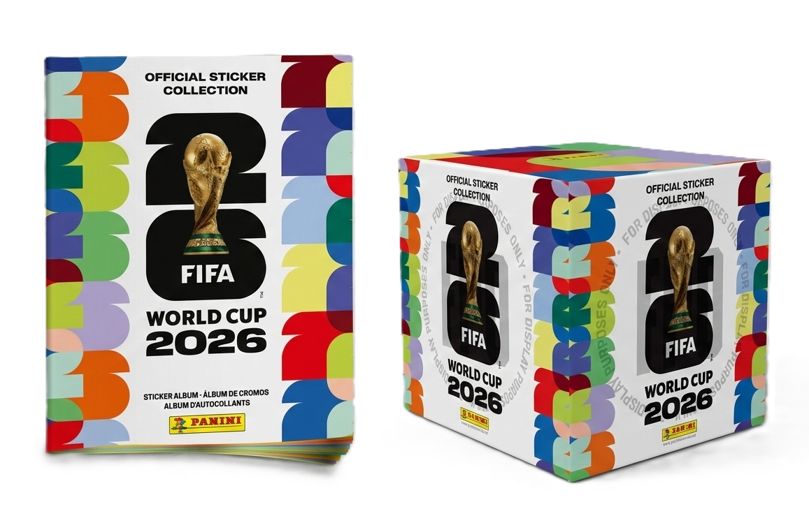 Panini FIFA WC 2026 Combo 1 Soft Cover Album and 1 Stickers Box x 25 Packets
