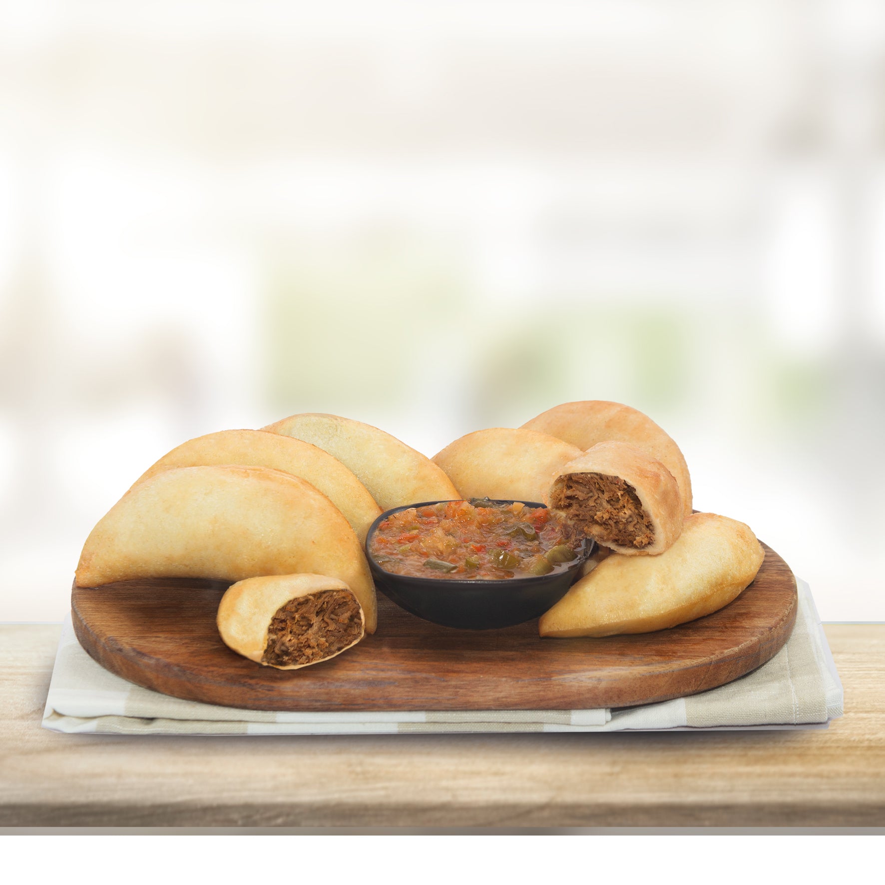 Pre-Fried Venezuelan Shredded Beef Empanadas - PAISA