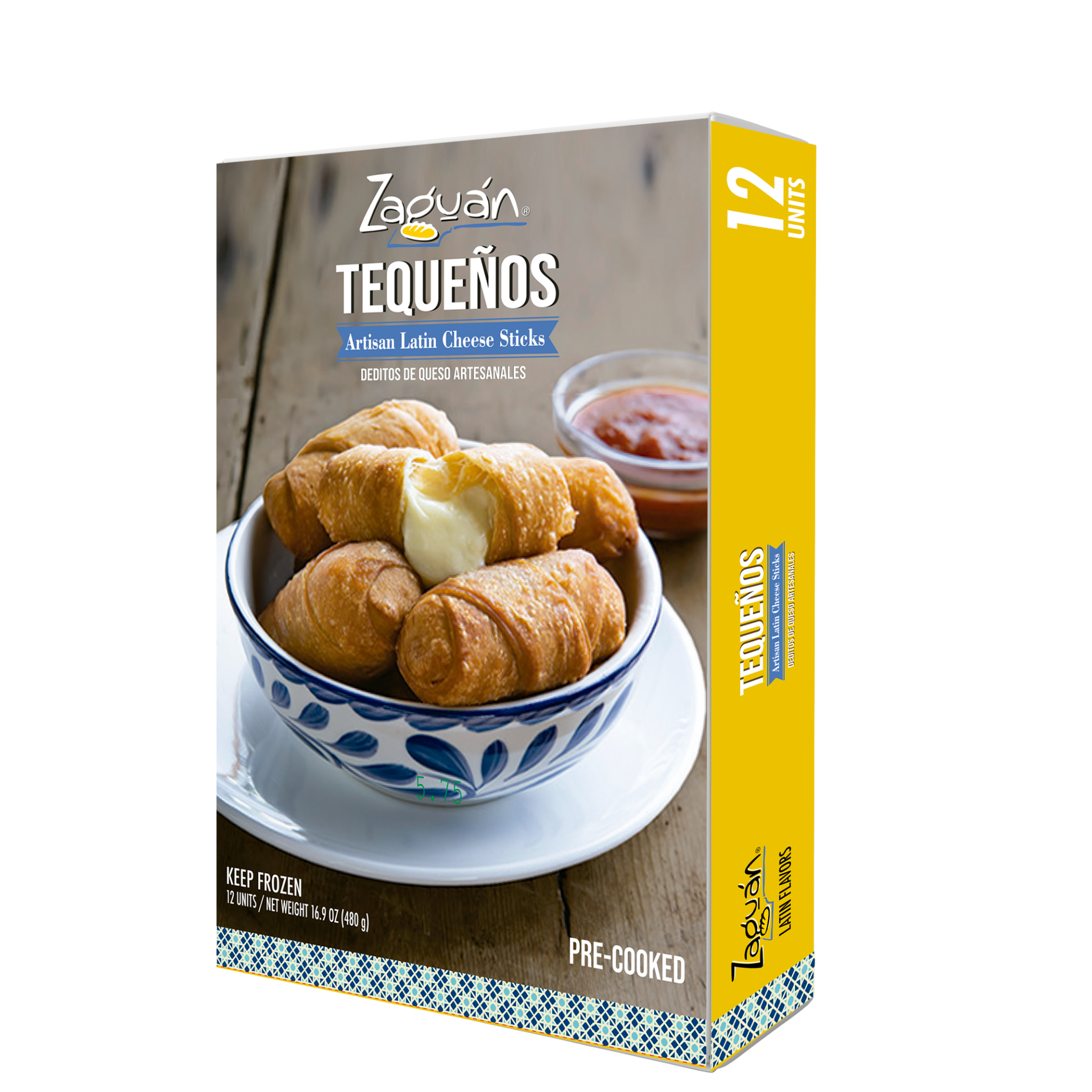 Tequeños de Queso Paisa Pre-Cocidos - ZAGUAN