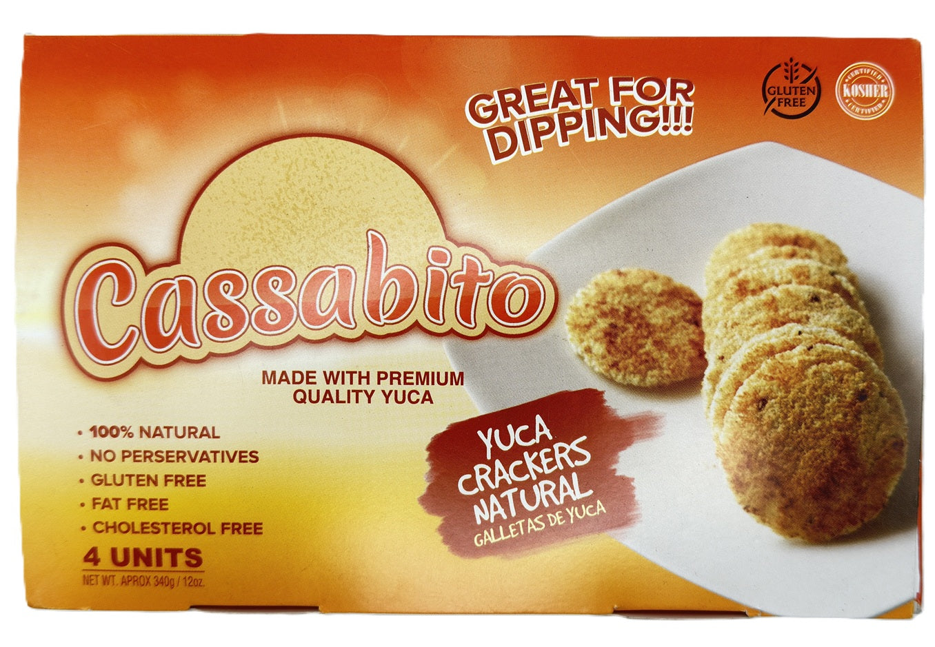 Cassabito Natural Yuca Bread - CASSABITO