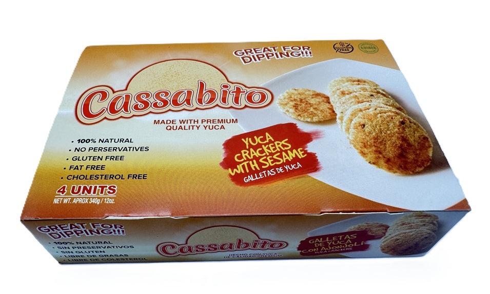 Cassabito Yuca Bread with Sesame - CASSABITO