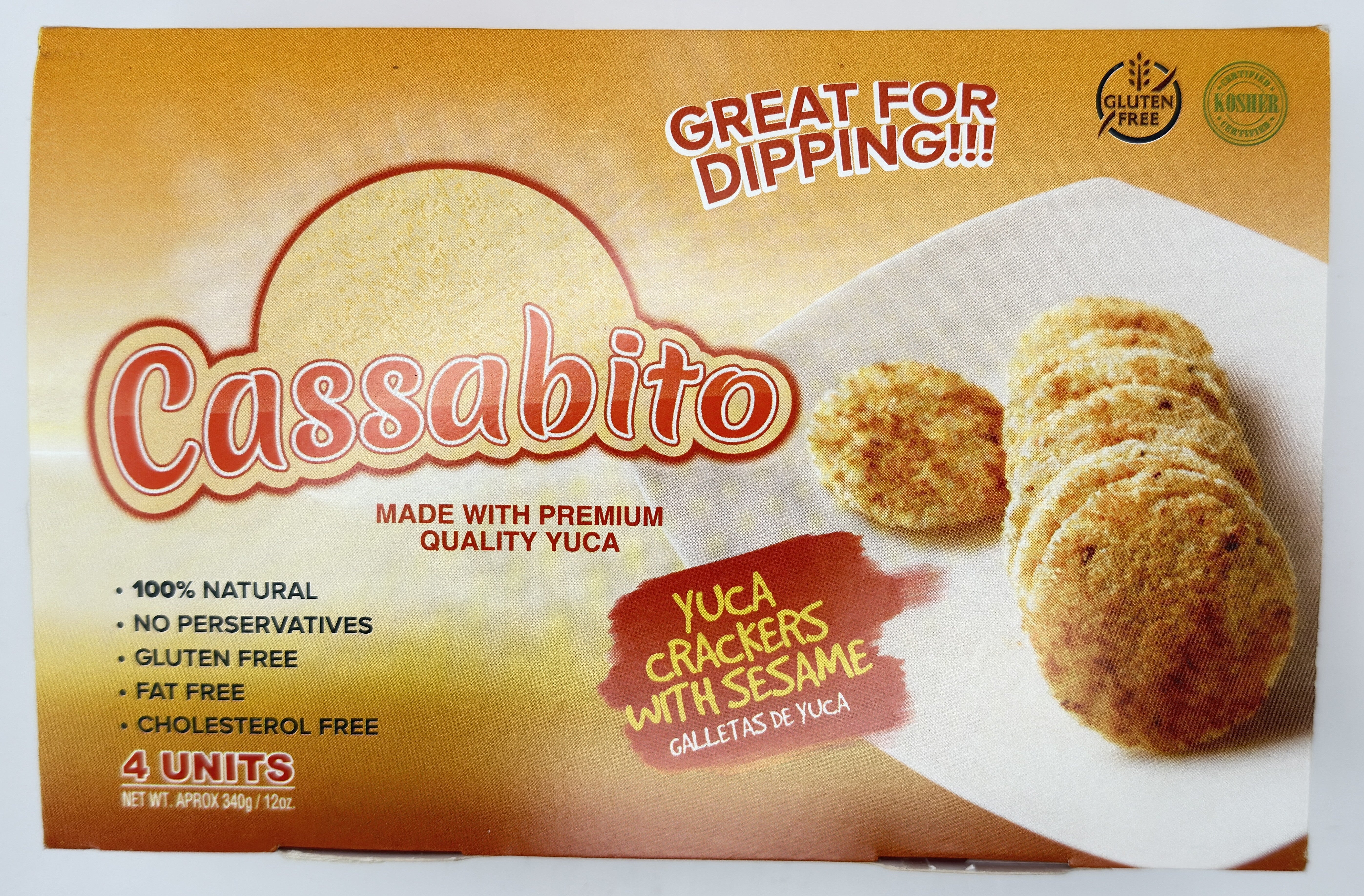 Cassabito Yuca Bread with Sesame - CASSABITO