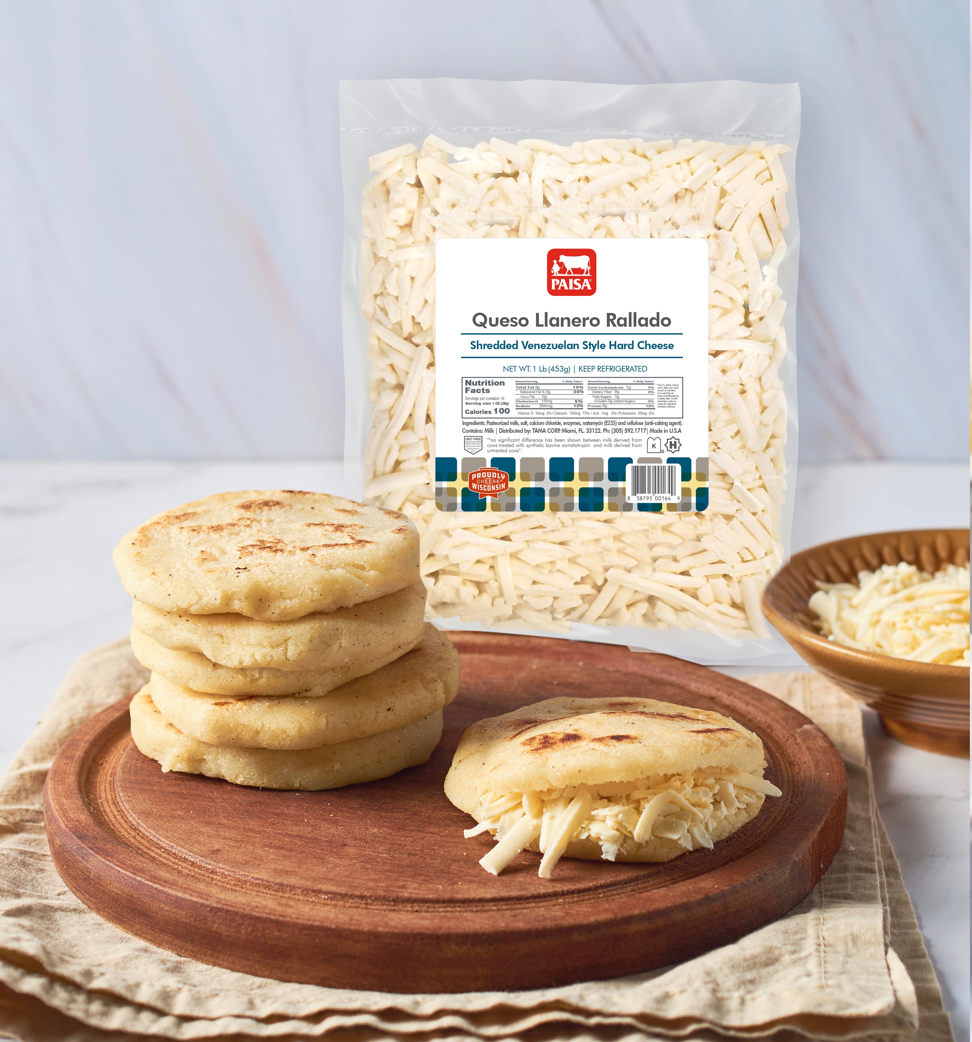 Queso Llanero Rallado - PAISA