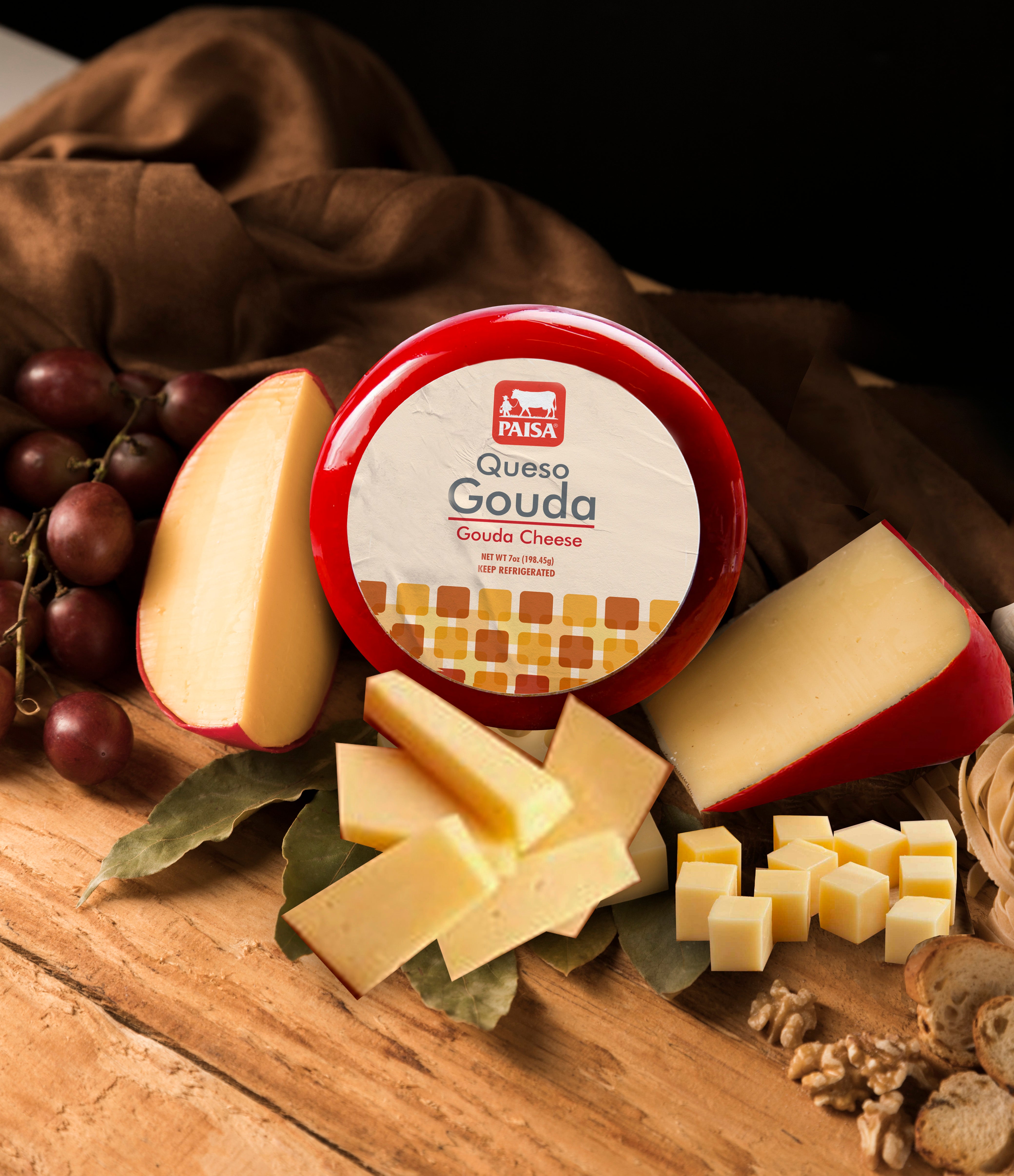 Small Gouda Cheese 7 oz - PAISA
