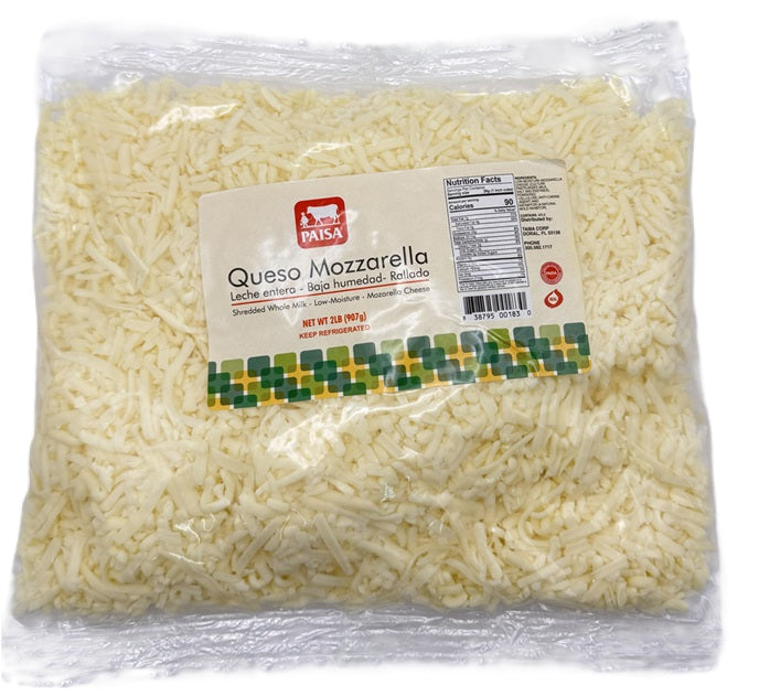 Queso Mozzarella Rallado - PAISA