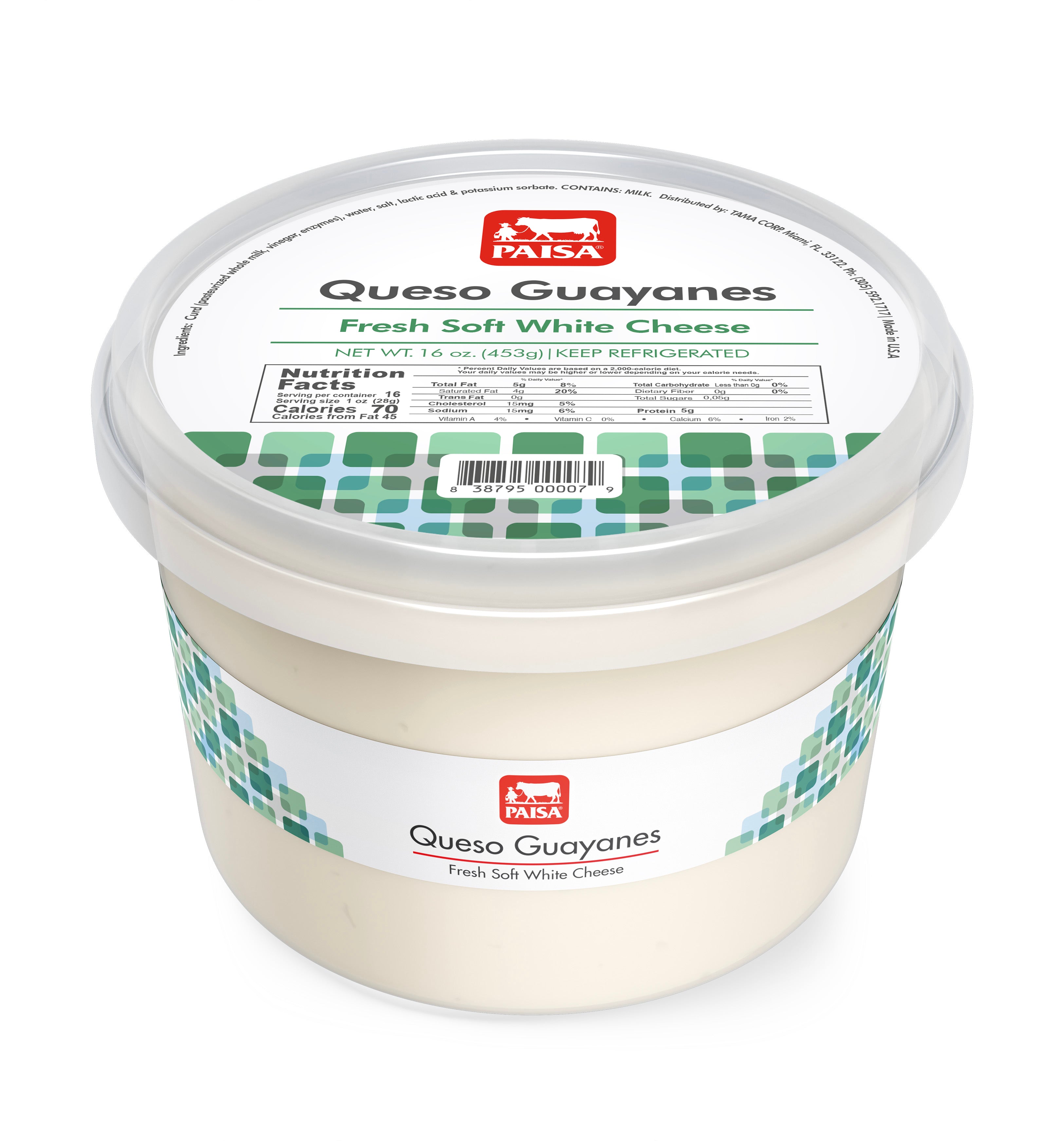 Guayanese cheese - PAISA