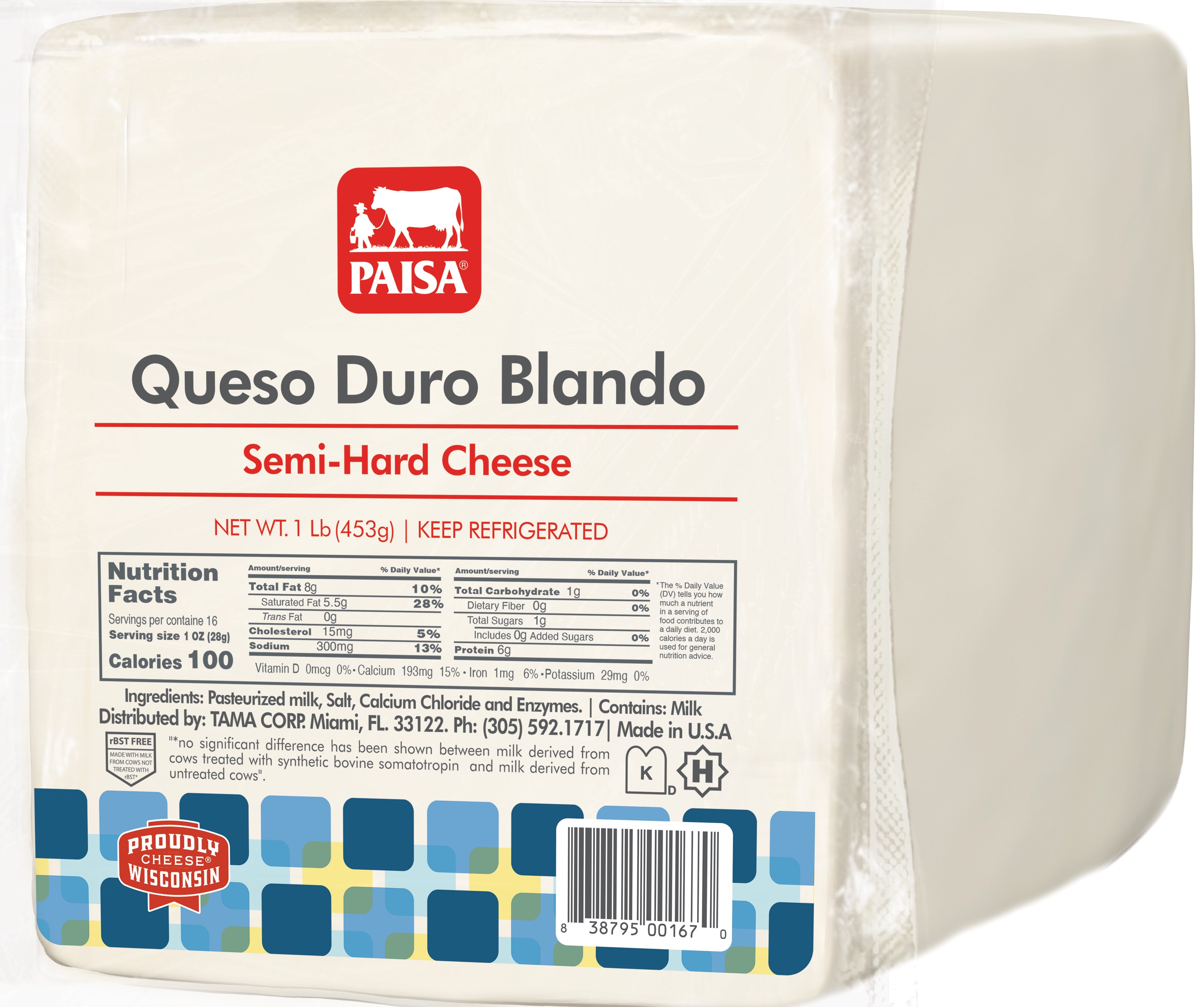 Queso Duro Blando - PAISA