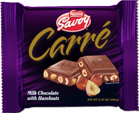 Savoy Carré Leche Avellana - NESTLE
