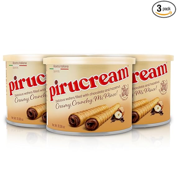 Barquillos de Avellanas Grande - PIRUCREAM