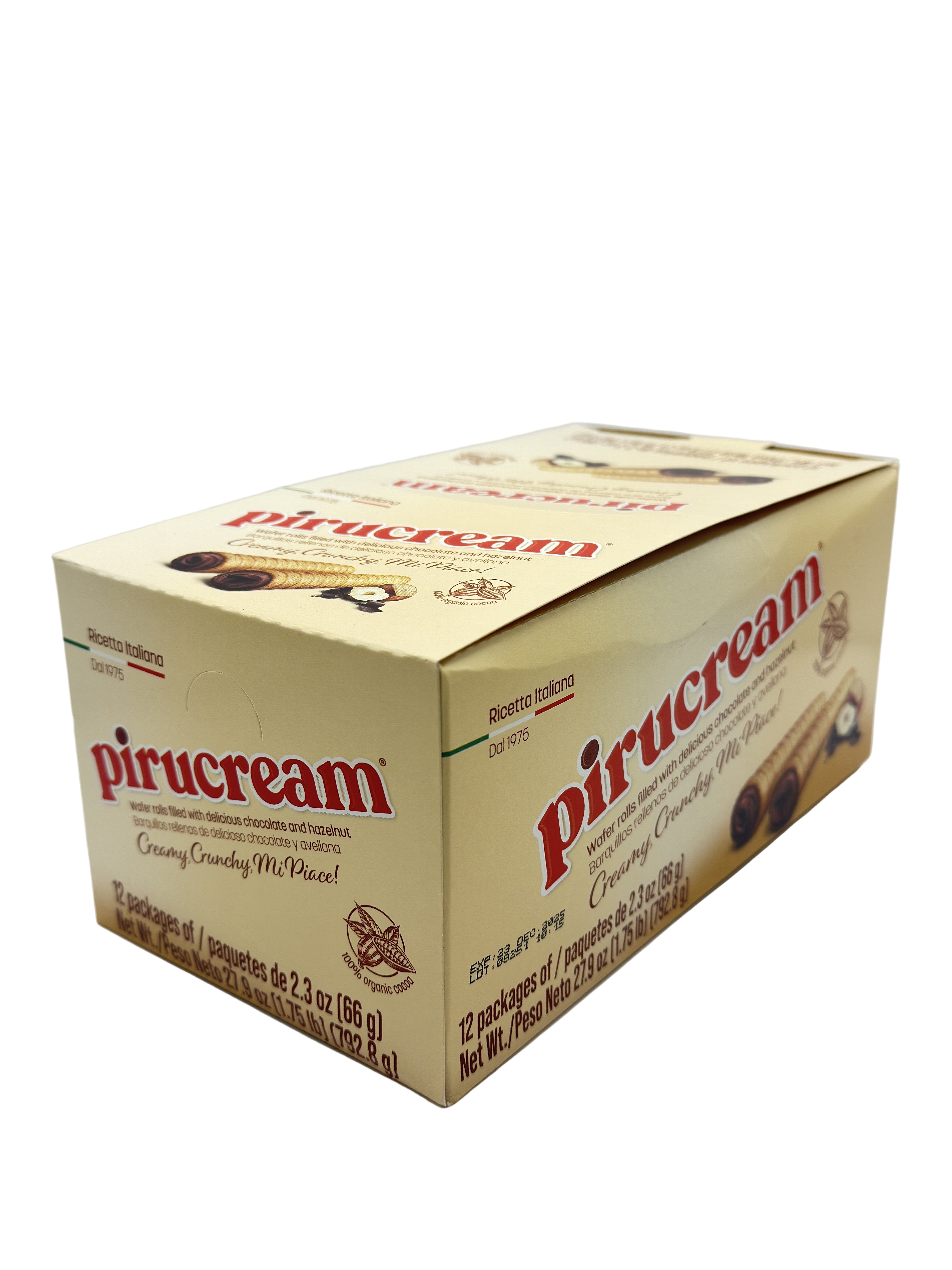 Barquillos de Avellanas Tray Pack - PIRUCREAM