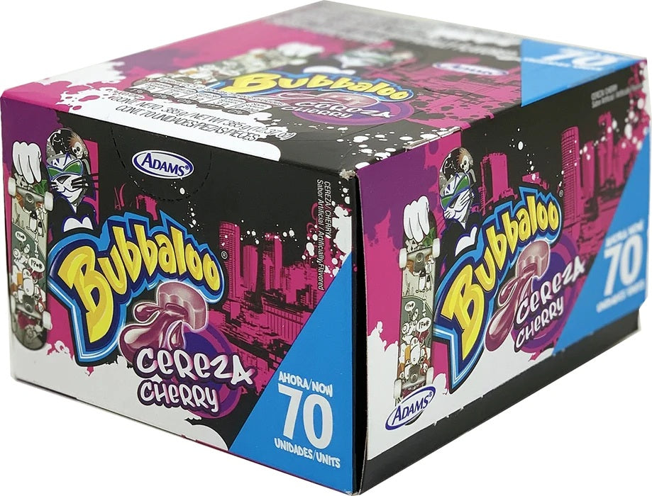 Chiclets Cereza Bubaloo - ADAMS