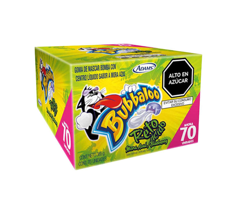 Chiclets Retro Ácido Bubaloo - ADAMS