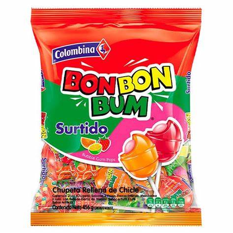 Paleta Bon Bon Bum Surtida - COLOMBINA
